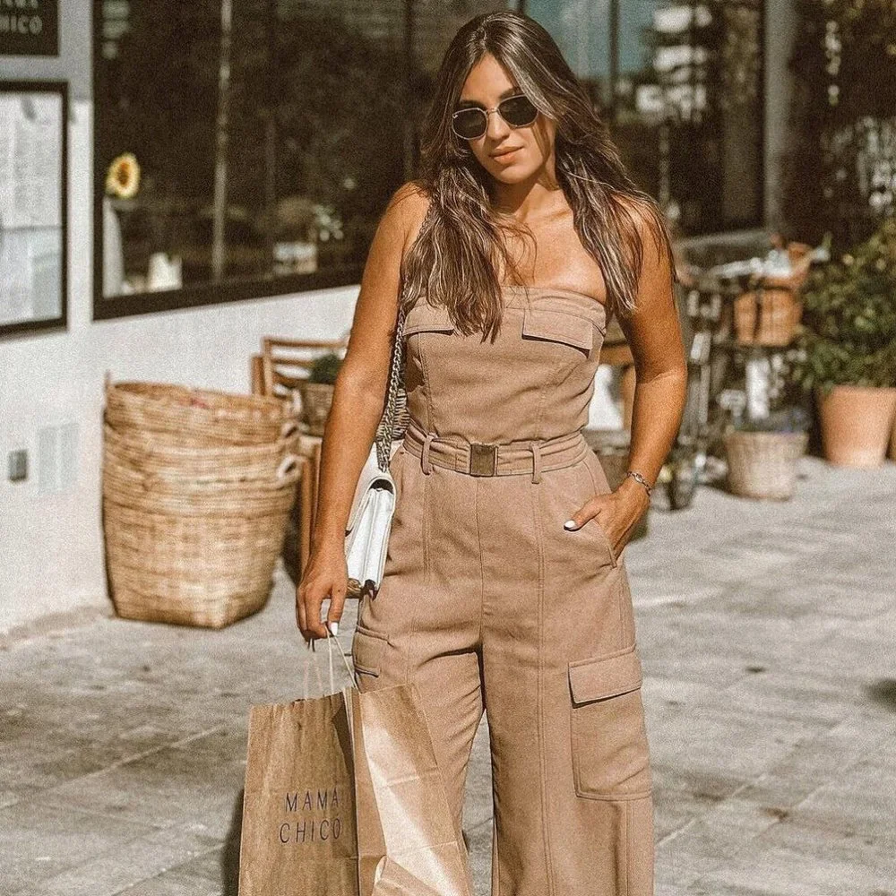 BLOGGER'S FAVE! Zara Belted Cargo Jumpsuit NWT